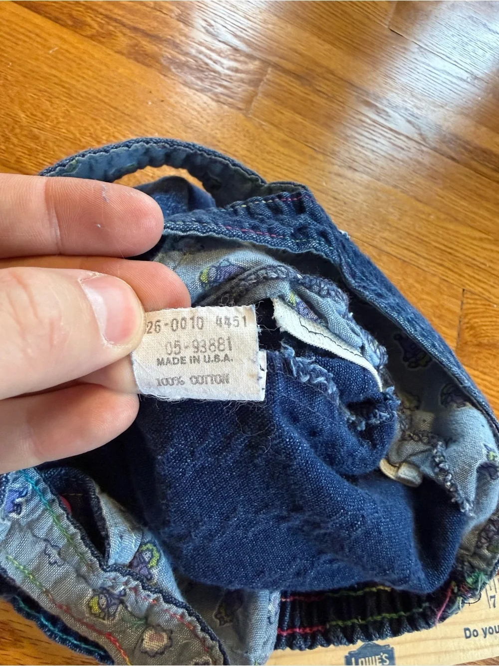 Vintage 80s 90s Denim Overalls, OshKosh B’Gosh Colorful Striped Baby (12 Months)